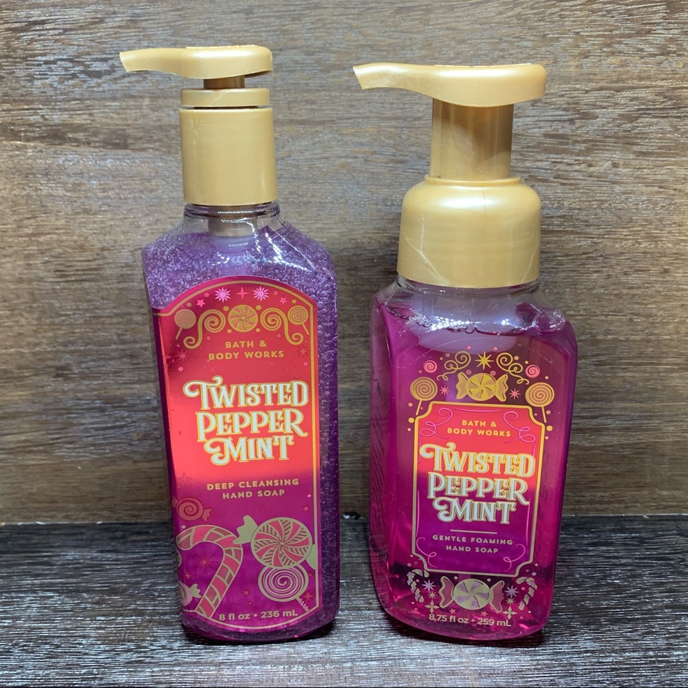 Bath and Body Works Twisted Peppermint Soap